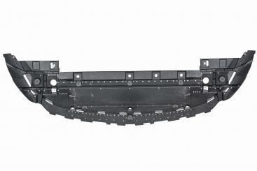 Lower front bumper bracing engine cover 