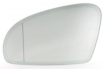 LI Dimming outside mirror glass, arched 