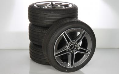 Alloy rims and tires set GOODY/EagleF1 AMG 5 - twin-spoke wh 